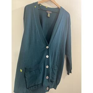 Vtg Merino Wool Grandpa Sweater L Academia Retro Preppy Old Money Luxury 90s